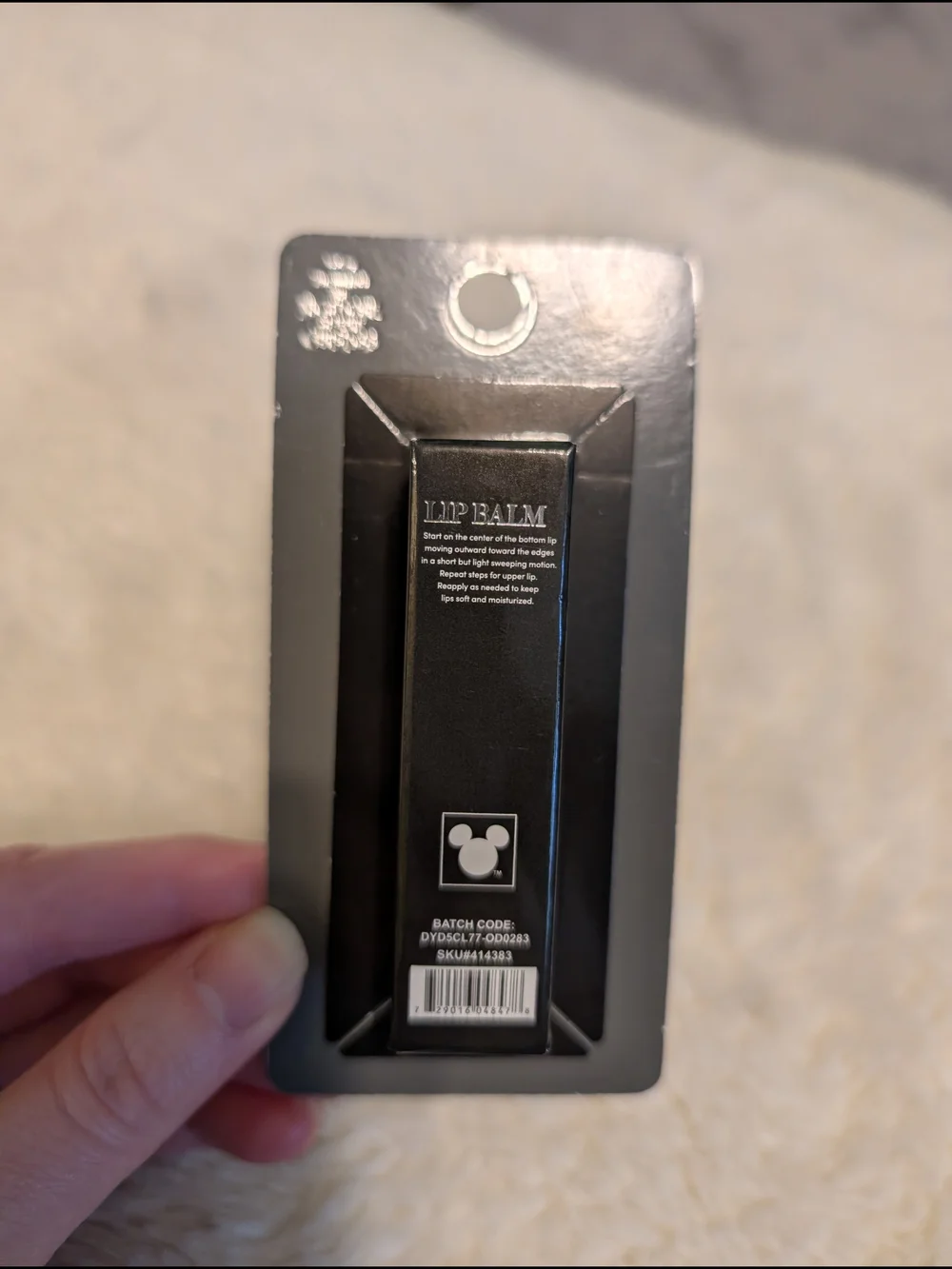 Disney The Nightmare Before Christmas Jack Skellington Yellow Lip Balm